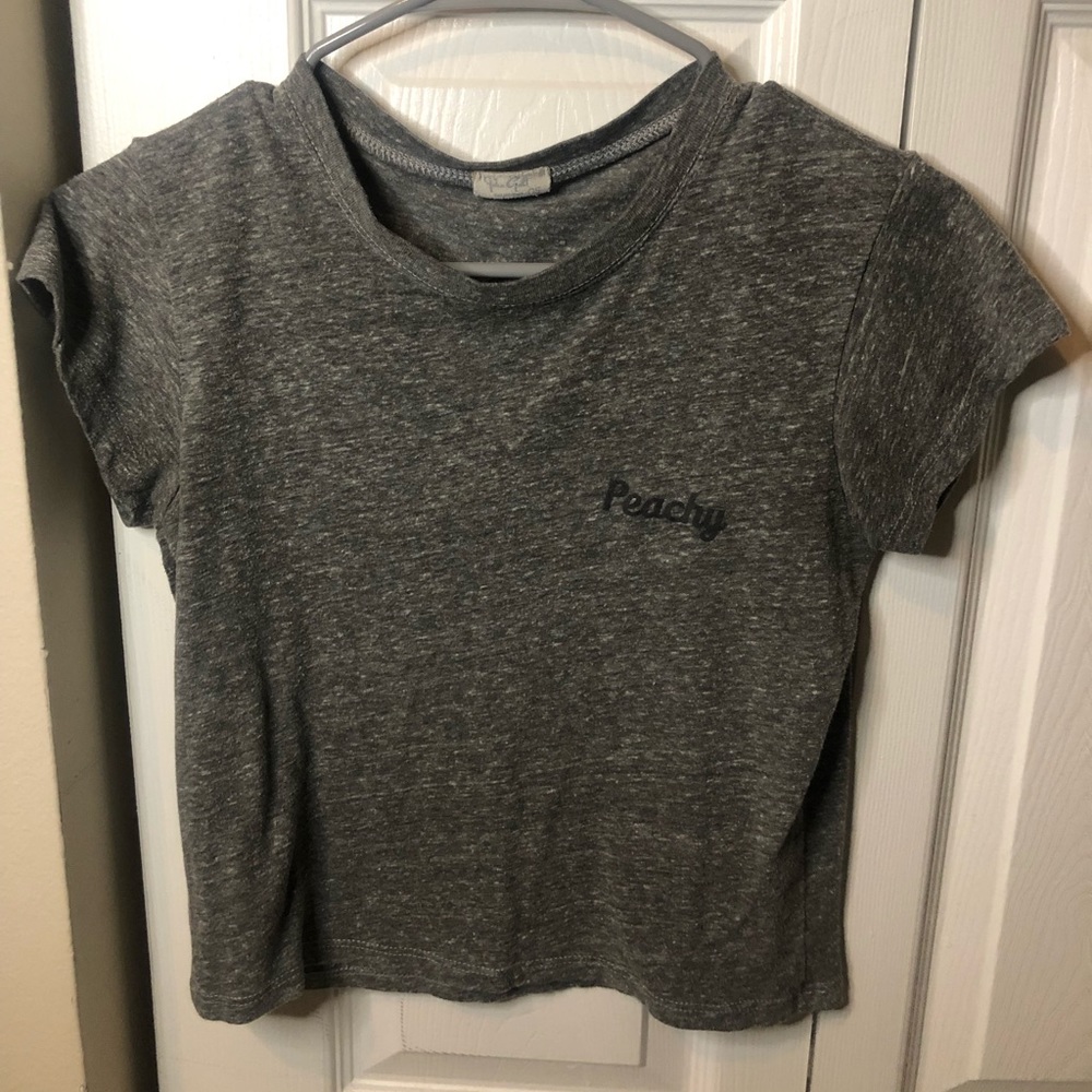 Peachy Crop T-shirt